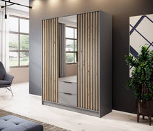 Load image into Gallery viewer, Piran Hinged Door Wardrobe 155cm