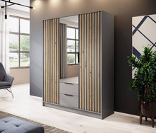 Load image into Gallery viewer, Piran Hinged Door Wardrobe 155cm