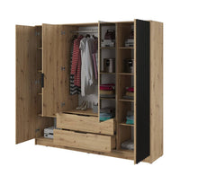 Load image into Gallery viewer, Piran II Hinged Door Wardrobe 206cm