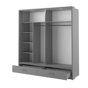 Milan Sliding Door Wardrobe 200cm