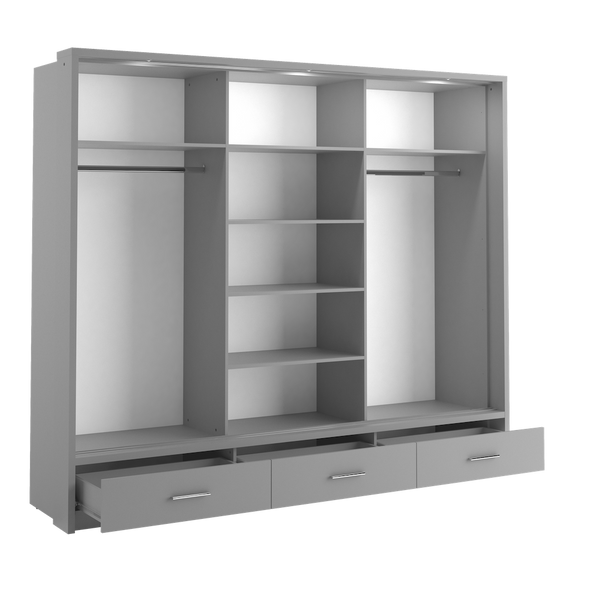 Valencia 3 Sliding Door Wardrobe 250cm