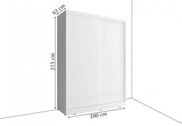 Valencia 2 Sliding Door Wardrobe 200cm