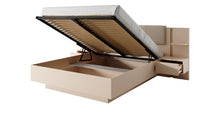Load image into Gallery viewer, Adelaine Ottoman Bed with Bedside Cabinets and LED Lighting [EU King]
