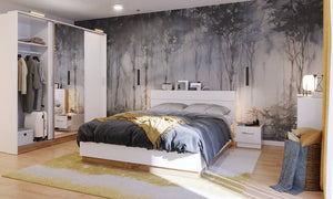 Cranford Bed with Storage and LED