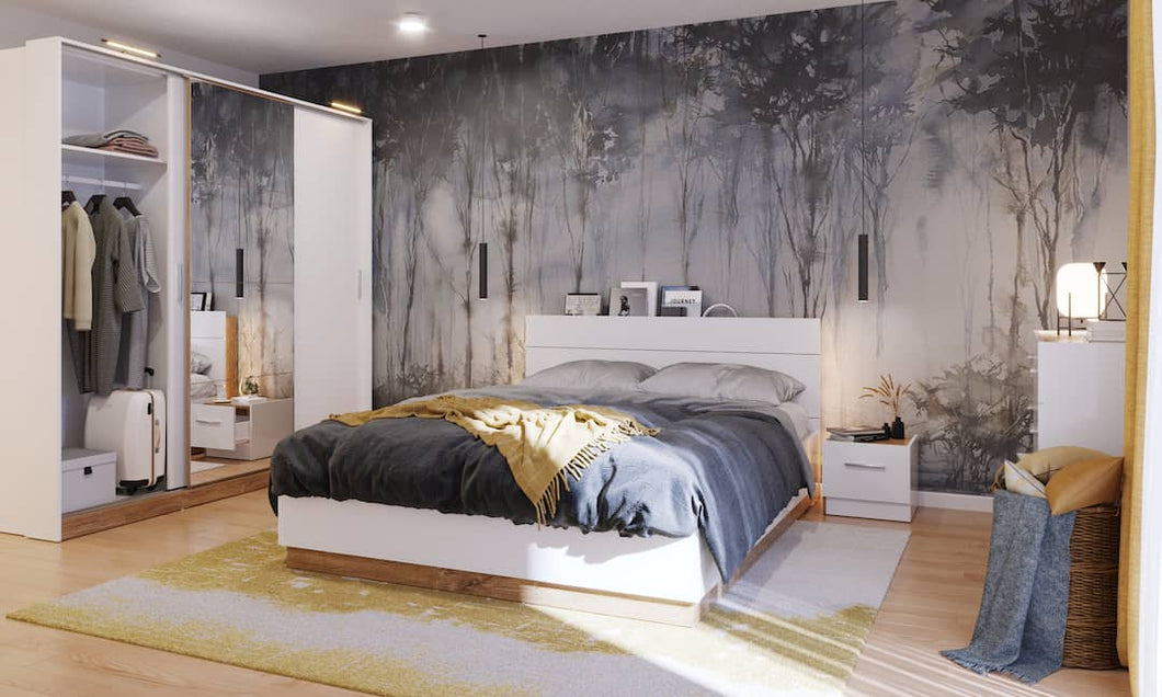 Cranford Bed with Storage and LED