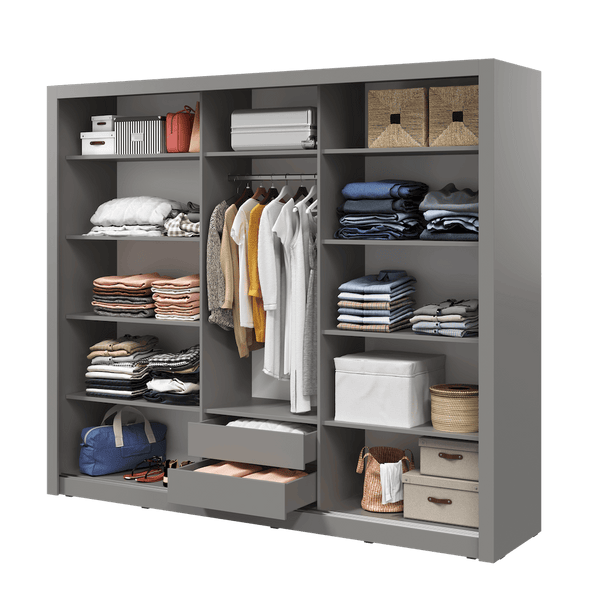 Salvo Sliding Door Wardrobe 250cm