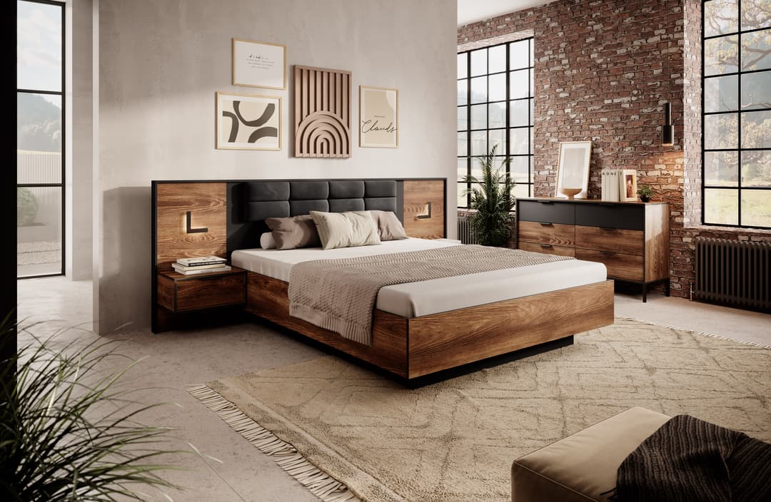 Aspen Ottoman Bed [EU King]