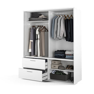 Boston 2 Sliding Door Wardrobe With Drawers 180cm