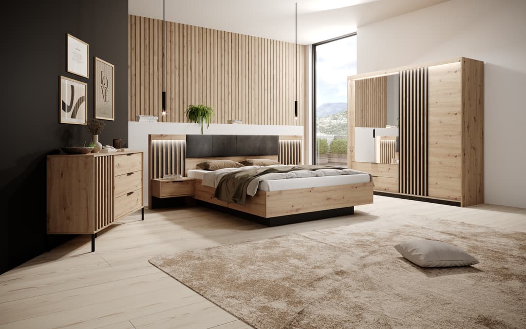 Montana Ottoman Bed [EU King]