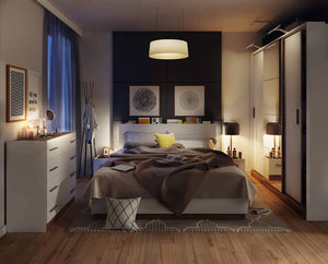 Cranford Bed with Storage and LED
